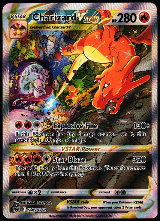 Charizard VSTAR SWSH262 Holo Promo Sword & Shield Promo Pokemon Near Mint