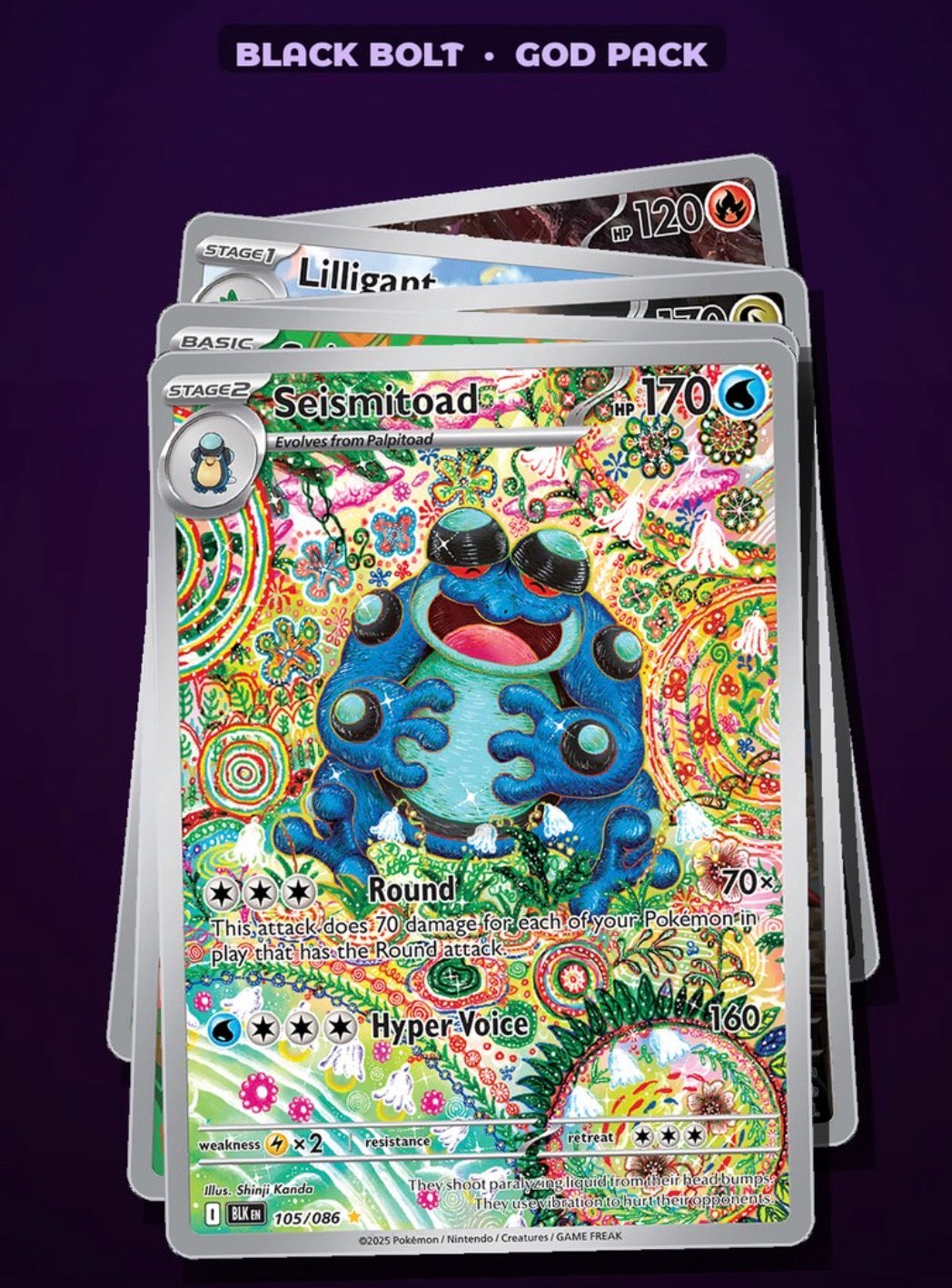 Black Bolt Booster Pack