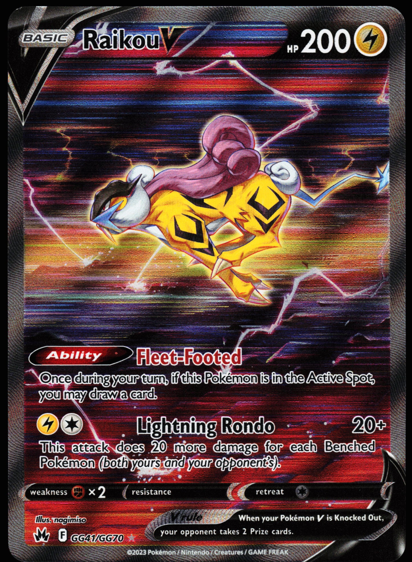 Crown Zenith Raikou V GG41/GG70