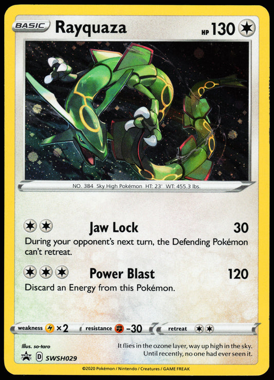 Sword & Shield Promo Rayquaza SWSH029