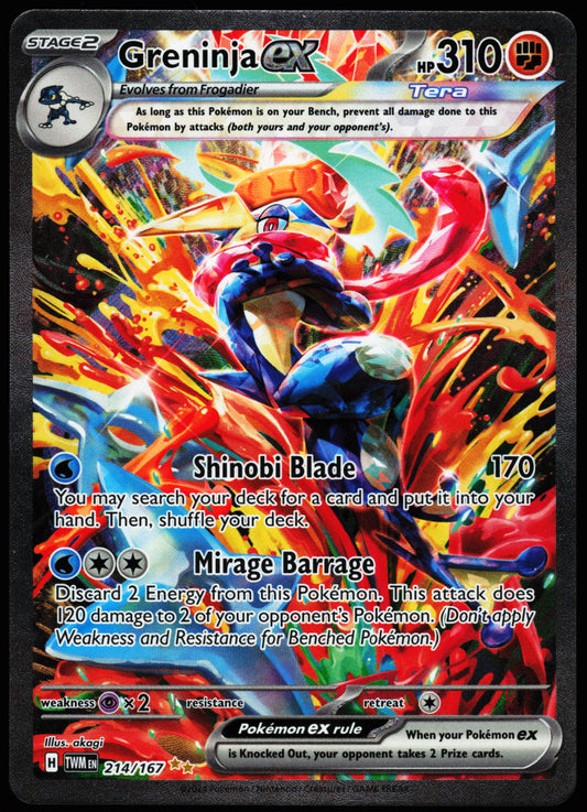 Twilight Masquerade Greninja ex 214/167