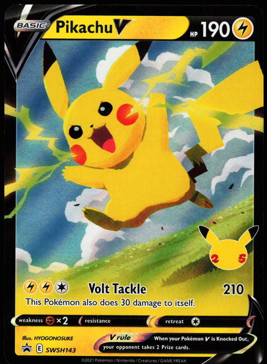 Sword & Shield Promo Cards Pikachu V SWSH143