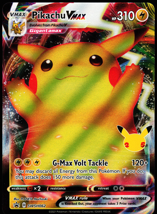 Sword & Shield Promo Cards Pikachu VMAX SWSH062