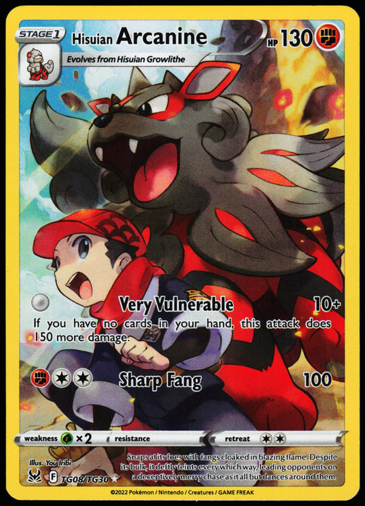 Lost Orgin Hisuian Aricanine TG08/TG30