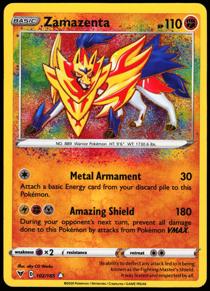 Vivid Voltage Zamazenta 102/185