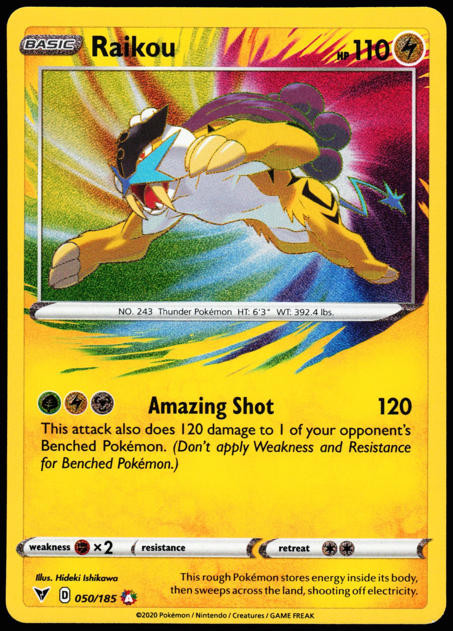 Vivid Voltage Raikou 050/185