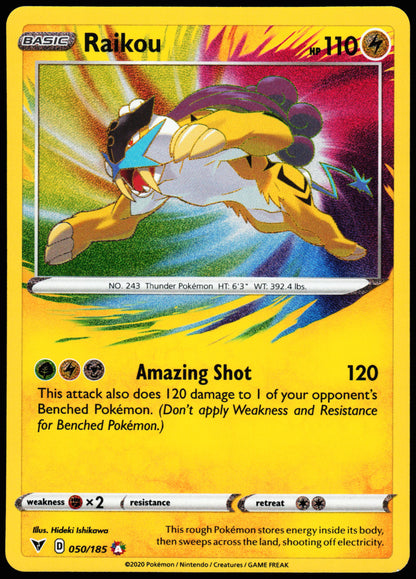 Vivid Voltage Raikou 050/185