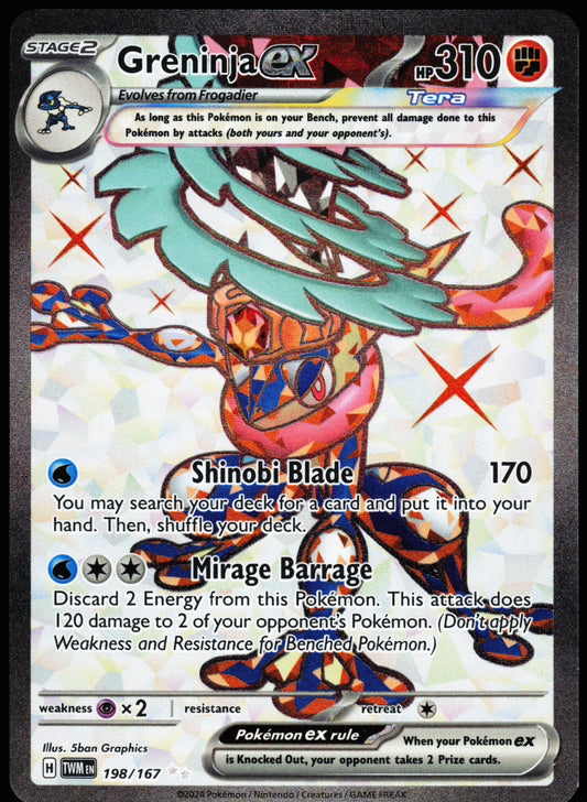 Twilight Masquerade Greninja ex 198/167
