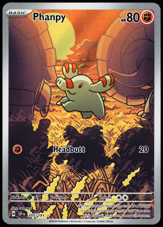 Surging Sparks Phanpy 205/191