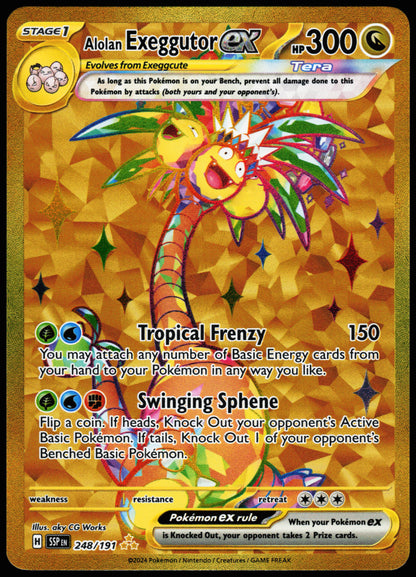 Surging Sparks Alolan Exeggutor ex 248/191