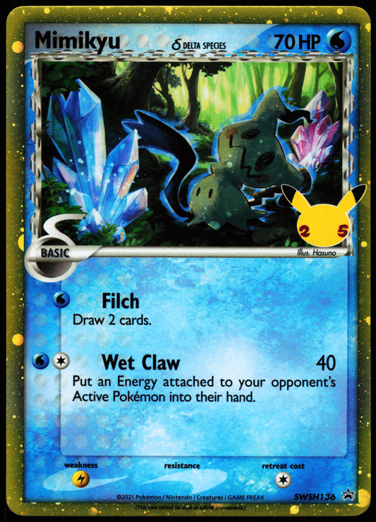 Sword & Shield Promos Mimikyu SWSH136