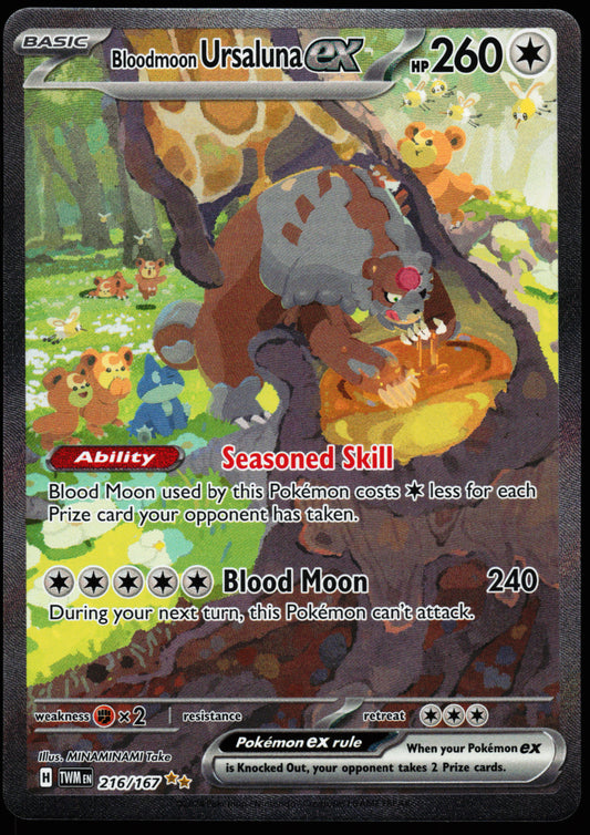 Twilight Masquerade Bloodmoon Ursaluna ex 216/167