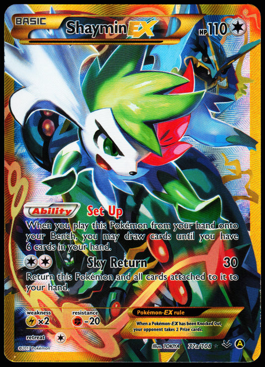 Roaring Skies Shaymin EX 77a/108 LP