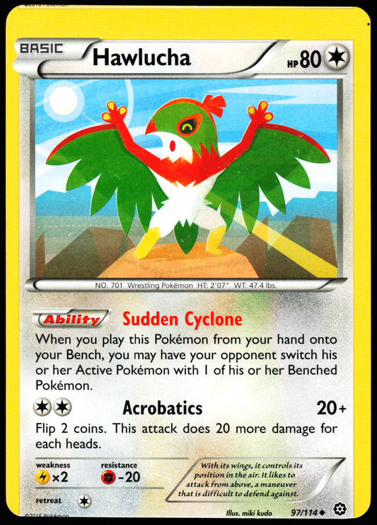 Steam Siege Error Miscut Hawlucha 97/114