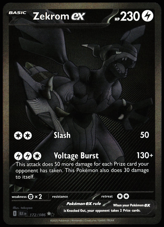 Black Bolt Zekrom ex 172/086