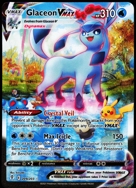 Evolving Skies Glaceon VMAX 209/203