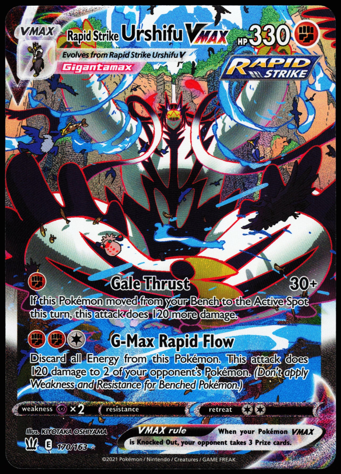 Battle Styles Rapid Strike Urshifu VMAX 170/165