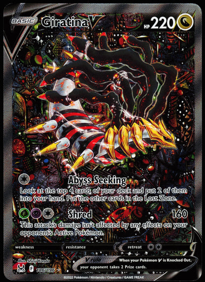 Lost Origin Giratina V 186/196