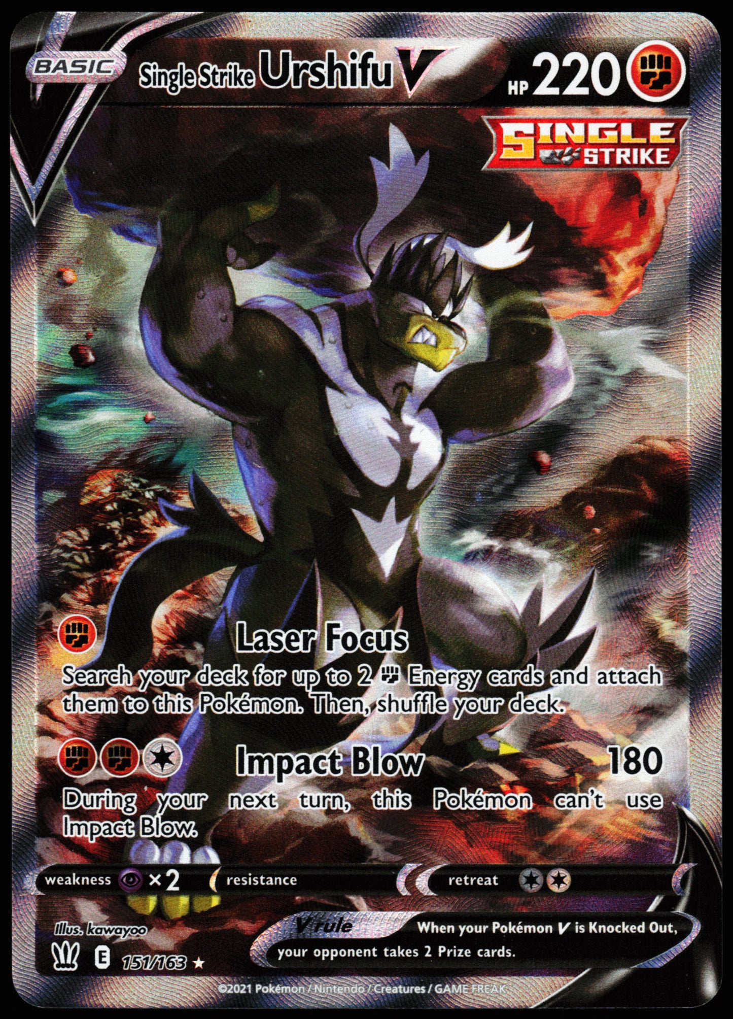 Battle Styles Single Strike Urshifu 151/163