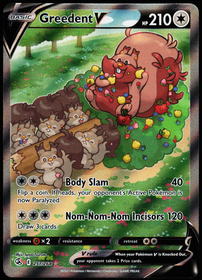 Fusion Strike Greedent V 257/264