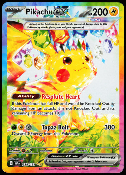 Surging Sparks Pikachu ex 238/191