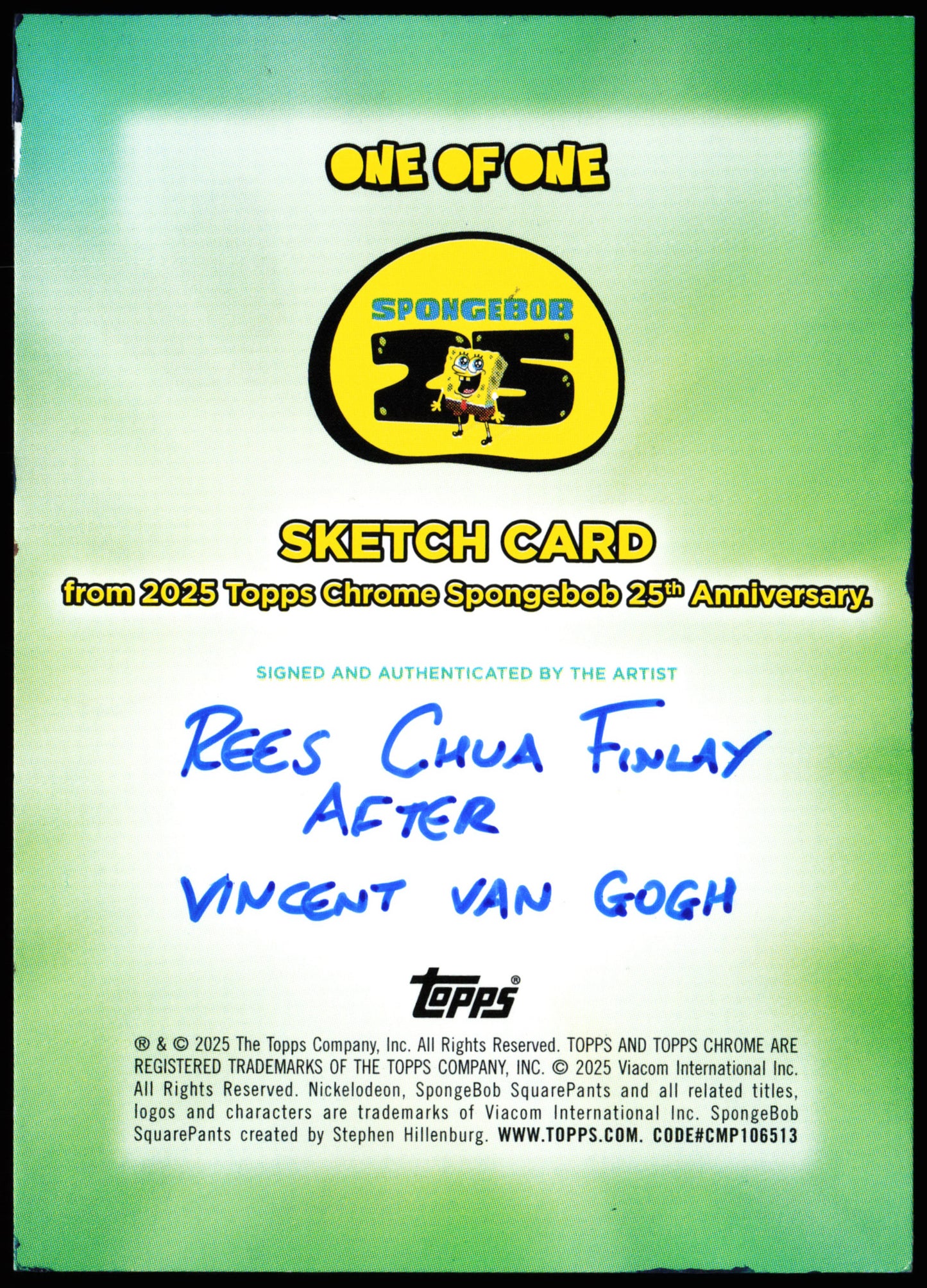 SpongeBob Topps Chrome