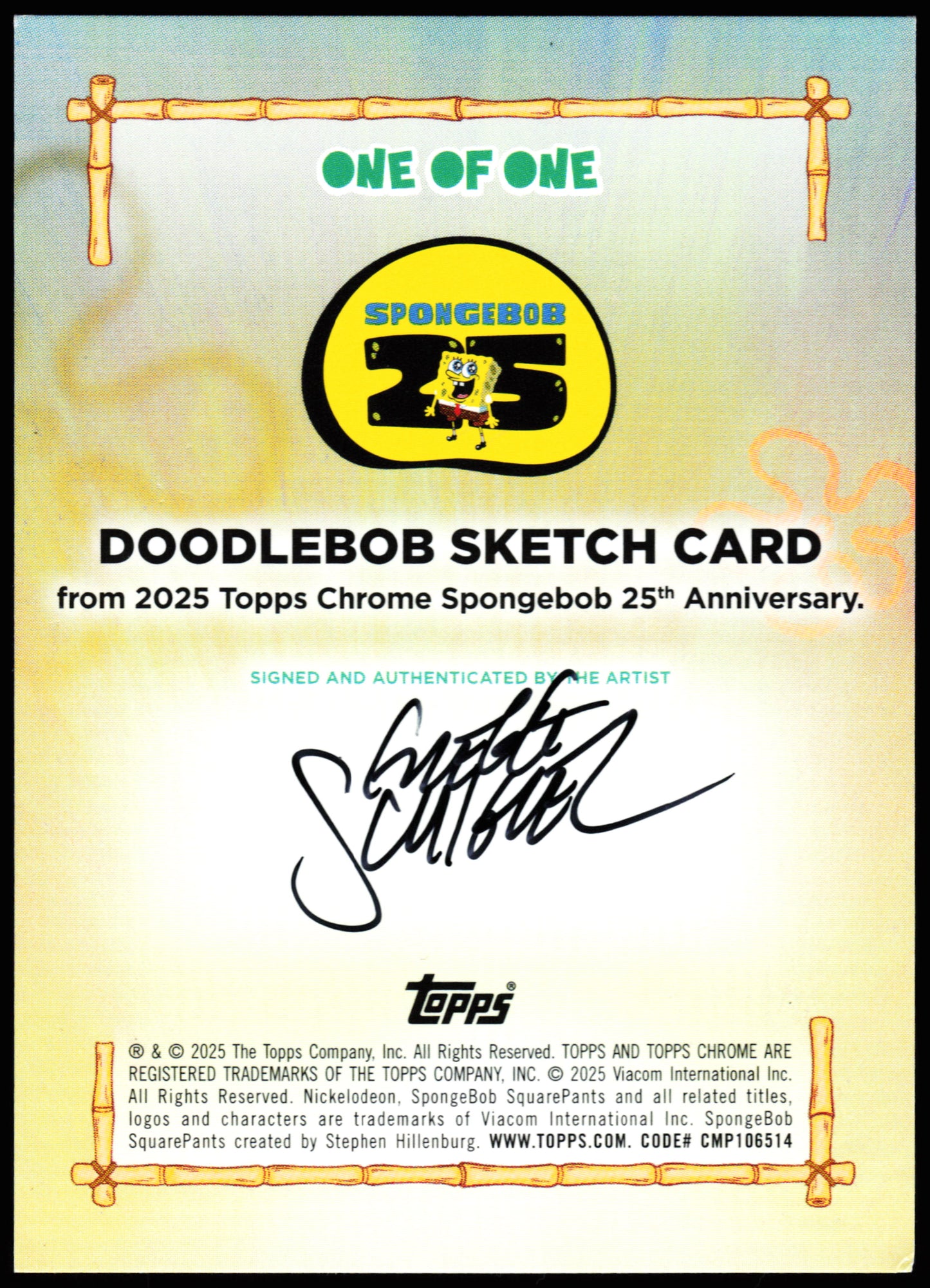 SpongeBob Topps Chrome