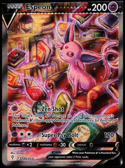 Crimped & Cut Espeon V 180/203