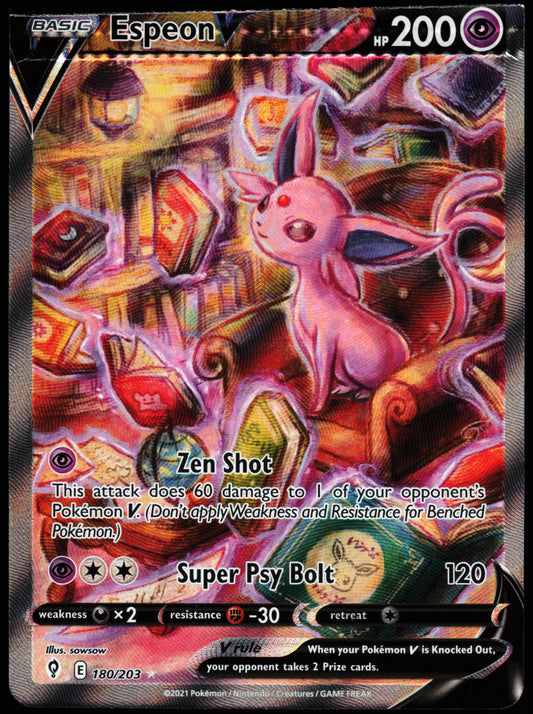 Crimped & Cut Espeon V 180/203