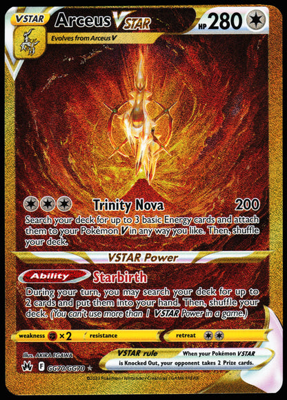 Miscut Arceus VSTAR GG70/GG70