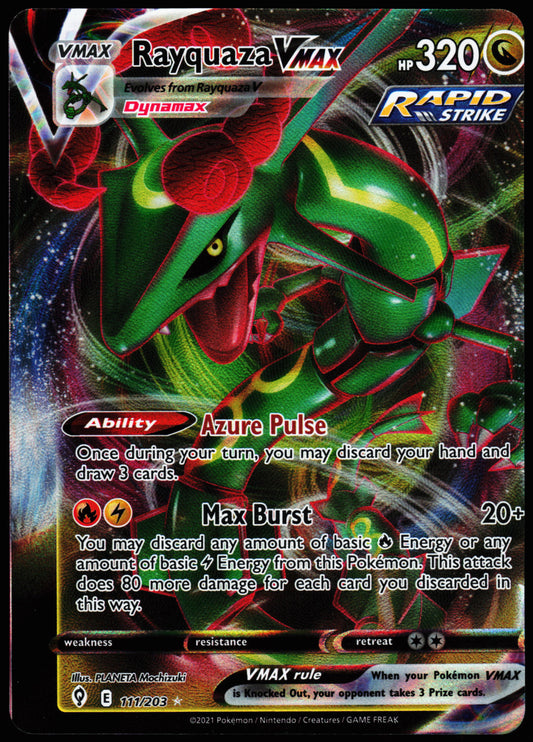 Miscut Rayquaza VMAX 111/203