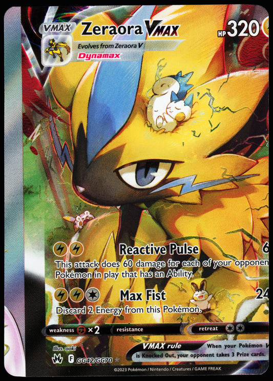 Miscut Zeraora VMAX GG42/GG70