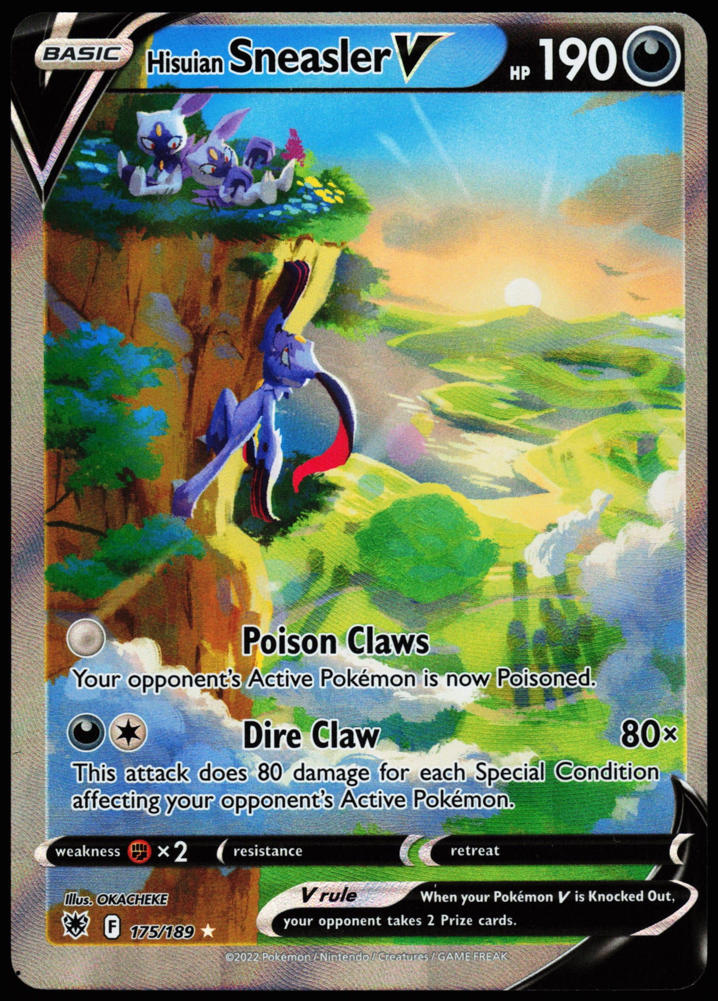 Miscut Hisuian Sneasler V 175/189