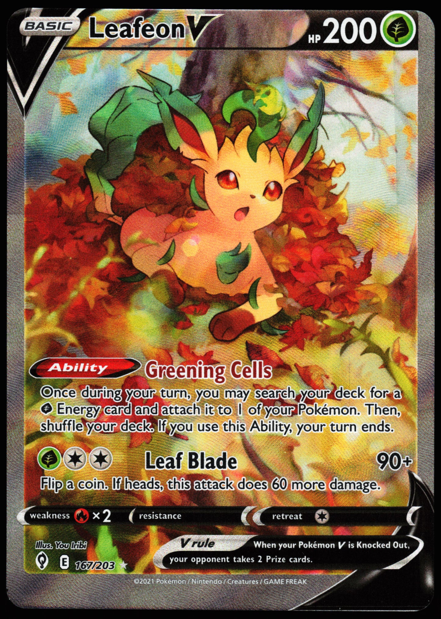 Miscut Leafeon V 167/203