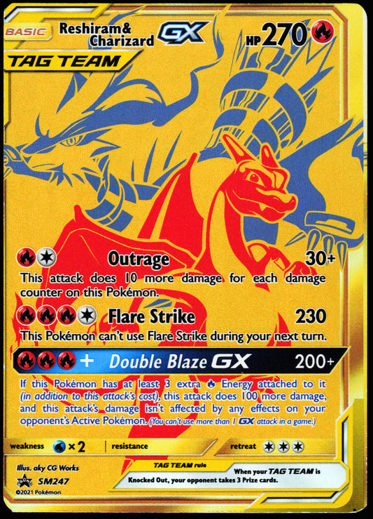 Misalignment Reshiram & Charizard GX SM247