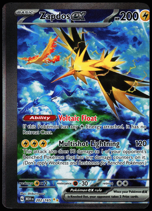 Miscut Zapdos ex 202/165