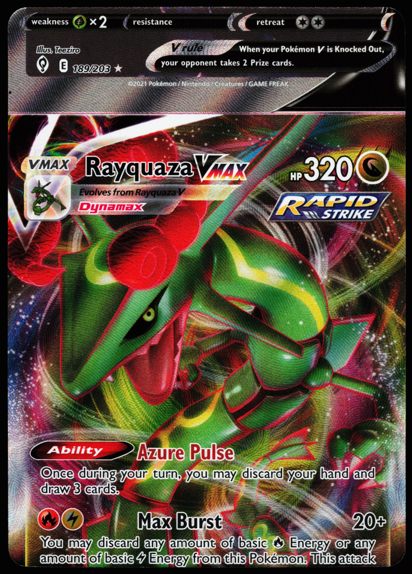 Misalignment Rayquaza VMAX 111/203