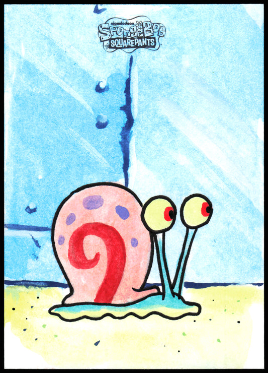 Spongebob Topps Chrome Sketch 1/1 (Rachel Jane)