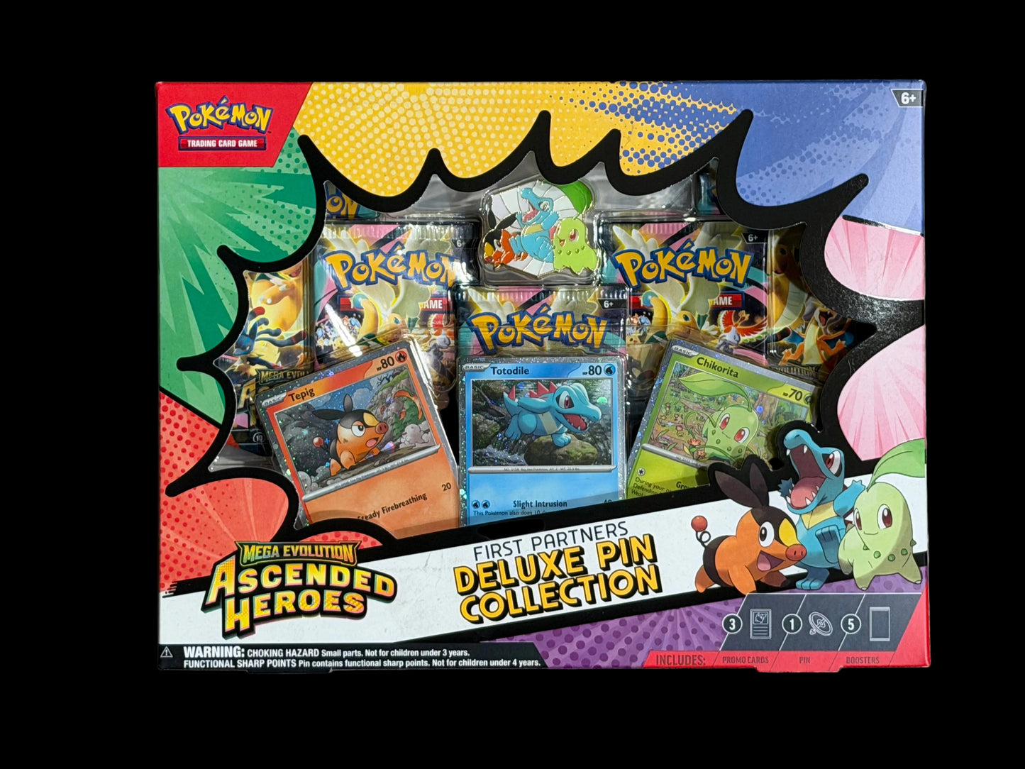 Ascended Heroes First Partners Deluxe Pin Collection Box