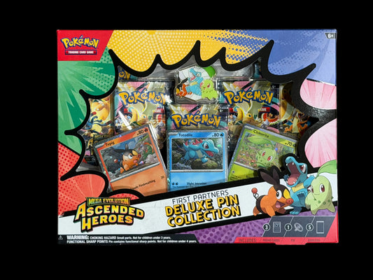 Ascended Heroes First Partners Deluxe Pin Collection Box