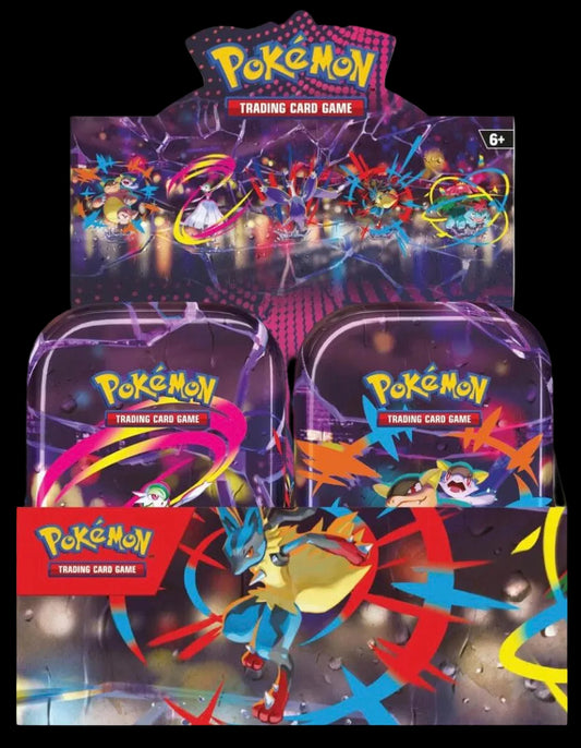 Mega Heroes Mini Tin Display