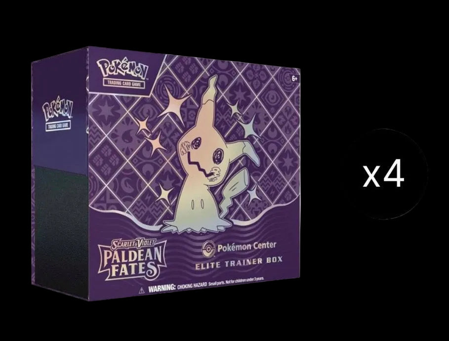 Paldean Fates Pokemon Center Elite Trainer Box Case (WENZ LABEL)