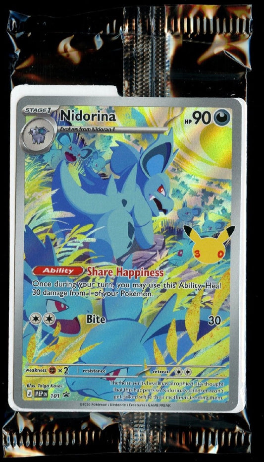 Nidorina 101 30th Celebration ETB Promo