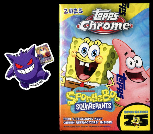 Topps Chrome SpongeBob Value Blaster Box
