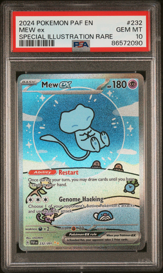 PSA 10 BUBBLE Mew Paldean Fates