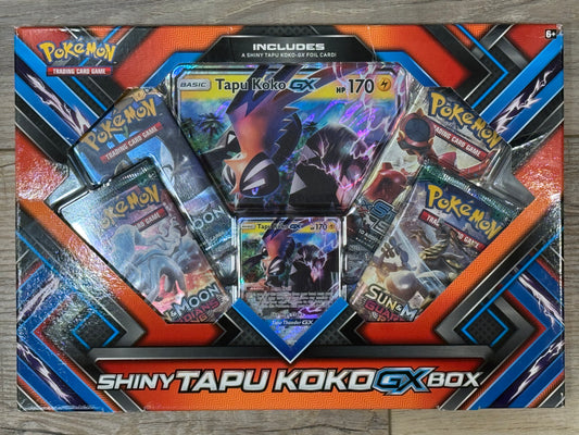 Sun & Moon Shiny Tapu Koko GX Box