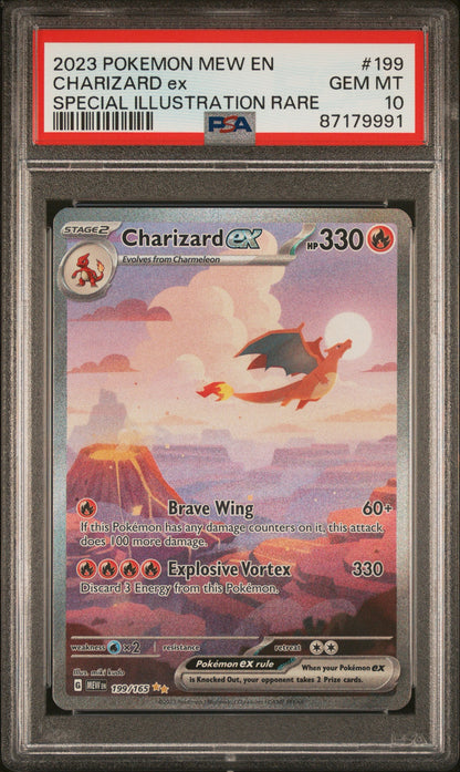 PSA Charizard ex 151 199/165