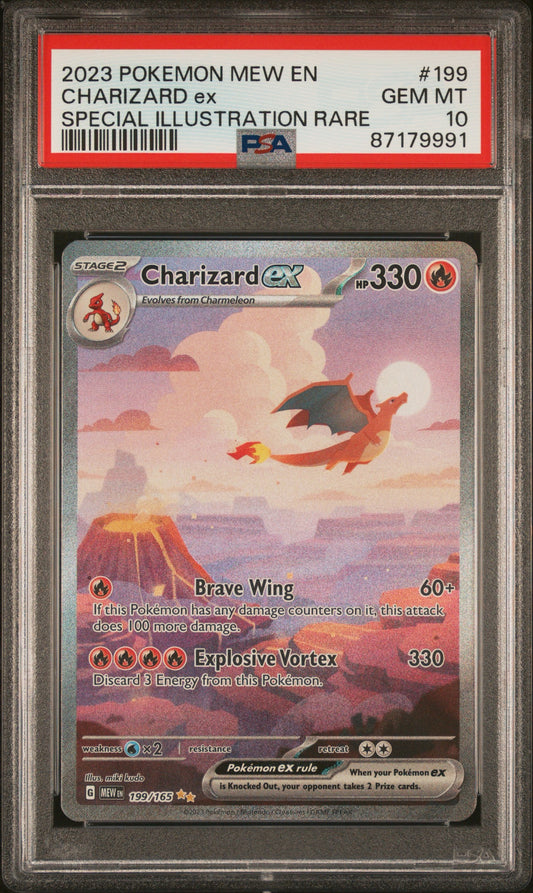 PSA Charizard ex 151 199/165