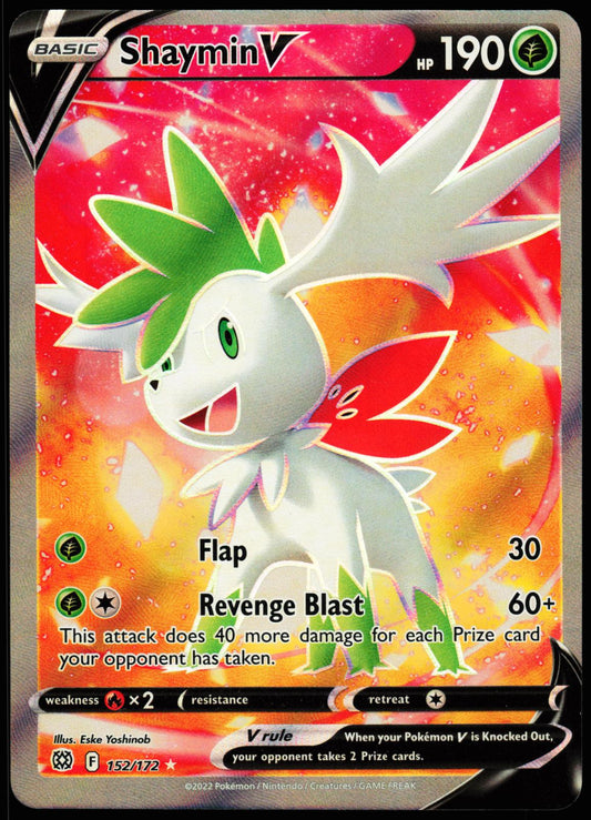 Shaymin V 152/172 Ultra Rare Brilliant Stars Pokemon Holo Near Mint