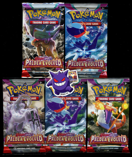 Paldea Evolved 5 Booster Packs
